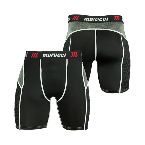 Marucci Black Padded Slider Shorts