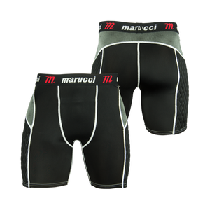 Marucci Black Padded Slider Shorts